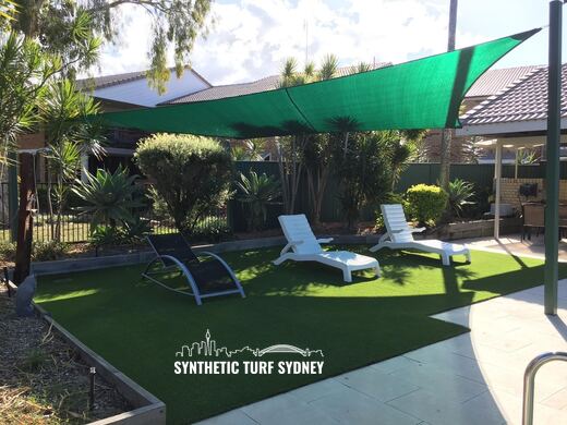 Synthetic turf installed on a commercial or strata property