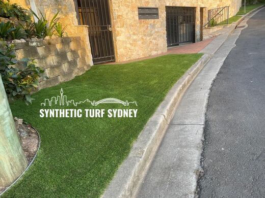A small synthetic turf installation