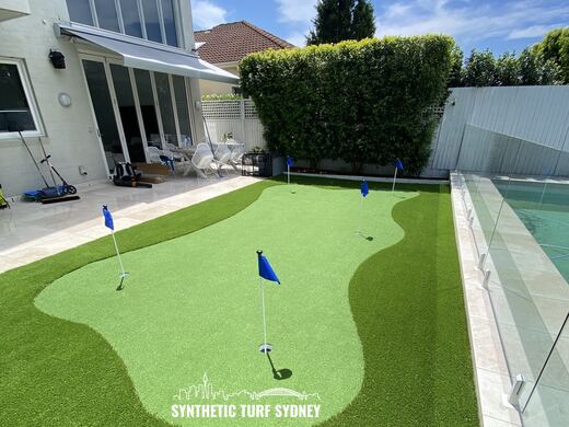 Synthetic turf installations: golf & putting greens