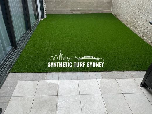 A small synthetic turf installation