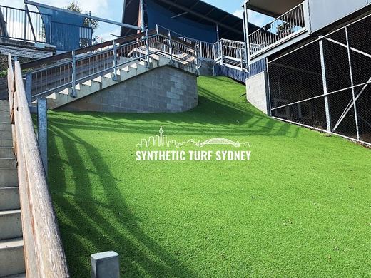 Synthetic turf installed on a commercial or strata property