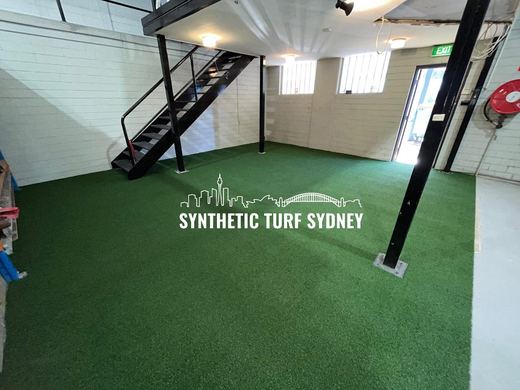 Synthetic turf installed on a commercial or strata property