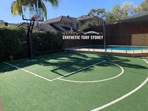 Synthetic turf installations: basketball