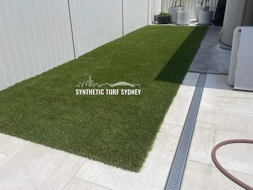 A small synthetic turf installation