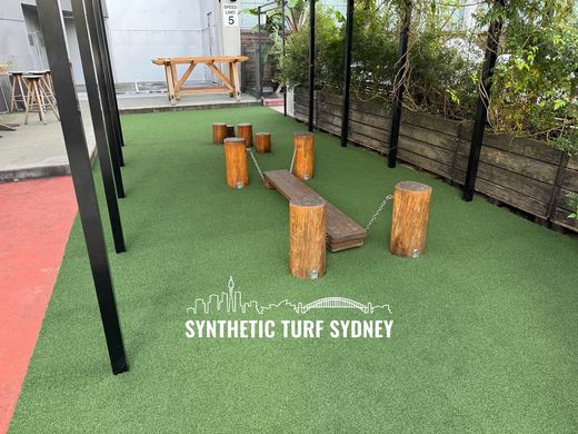 Synthetic turf installed on a commercial or strata property