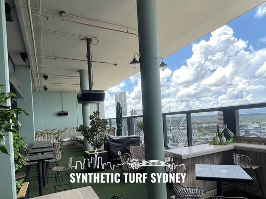 Synthetic turf installed on a commercial or strata property