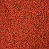 Orange coloured synthetic turf, close up of the pile